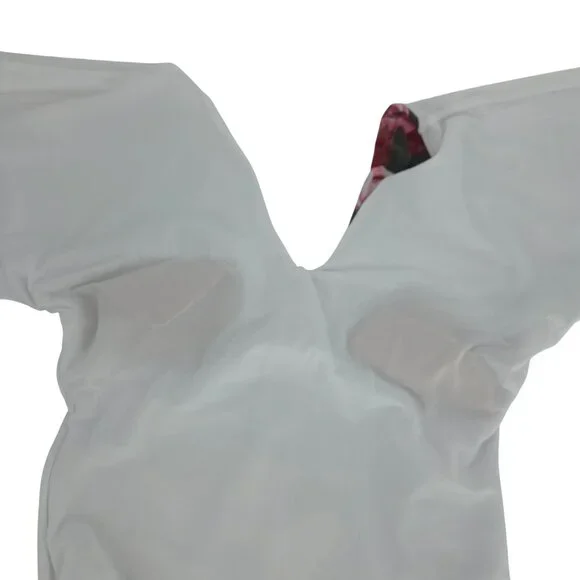 Albion Swimsuit One-Piece Desert Rose Cape Feminine Floral Sexy Modest Beach Sun - Picture 11 of 15